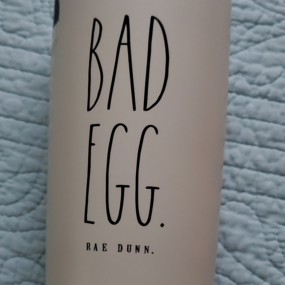RAE DUNN GOOD EGG / BAD EGG Stainless Travel Tumbl - Picture 2 of 4